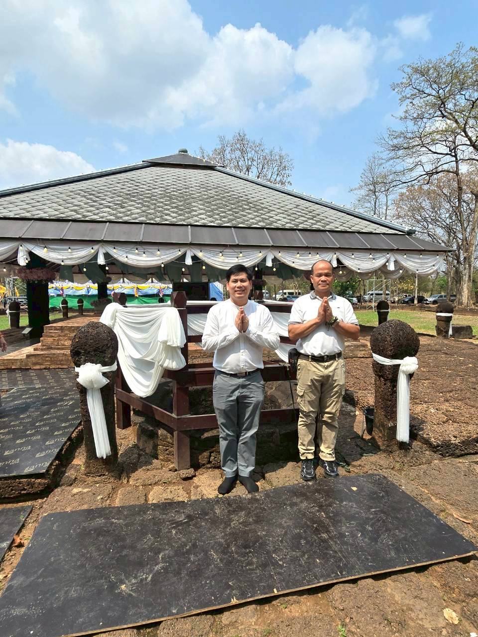 title - วันที่ 24 กุมภาพันธ์ 2569 นายวิทูล ประดิษฐบุญ พร้อมด้วย เจ้าหน้าที่ ส.ป.ก.ปราจีนบุรี เข้าร่วมพิธีบวงสรวงงานเทศกาลมาฆปูรมีศรีปราจีน ครั้งที่ 40